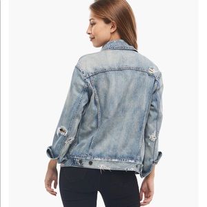 ABLE NWT Merly Distressed Jean Jacket